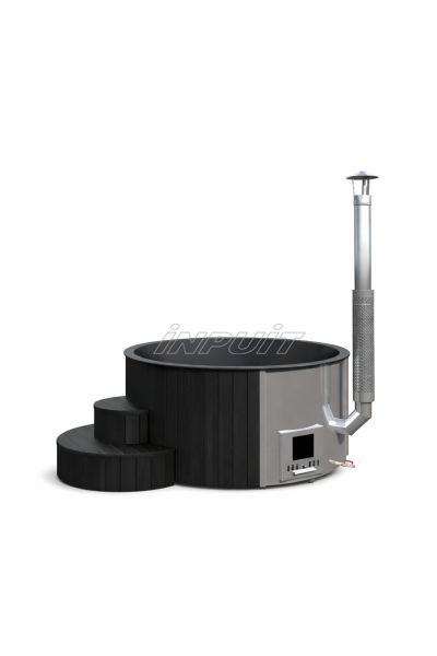 Kümblustünn DELUX 200 "Black Edition"  integreeritud ahjuga