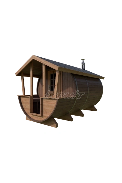 Tünnisaun suur viilkatusega 4m