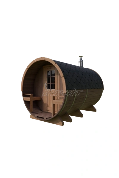 Tünnisaun keskmine terrassiga 3,3m