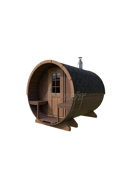 Tünnisaun väike terrassiga 2,7m