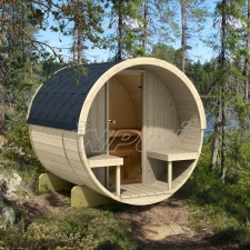 Barrel sauna REY 1 with one room