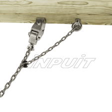 Swing hook 220 mm for group swings, stainless steel