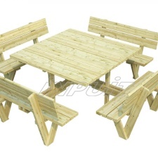 Angular picnic table ARTHUR