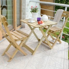 Foldable table set