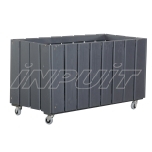 Large flower-box with casters