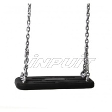 Rubber swing seat with chains