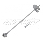 Metal anchor for fastening the swing and playground