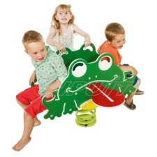 Spring toy FROG quartet