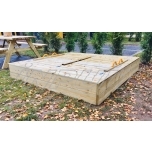 Sandbox with bench 2000 x 2000 mm