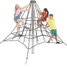 Armed rope pyramid net 2,0 m