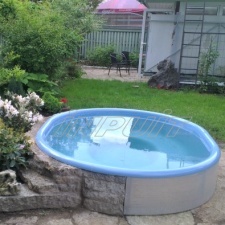 Hot tub 1700 l fiberglass, terrace set 