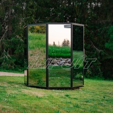 Glass sauna/module sauna HEY 1 with one room