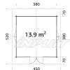 aiamaja-aiamajad-aiamajade müük-kuuride müük-kuurid-kuur-varjualused-paviljonid-Irene_13.9_m2_measures.JPG